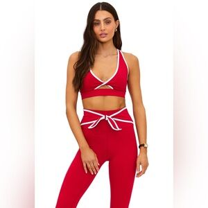 NWOT Beach Riot- Twist Top- Peppermint Two Tone SZ M